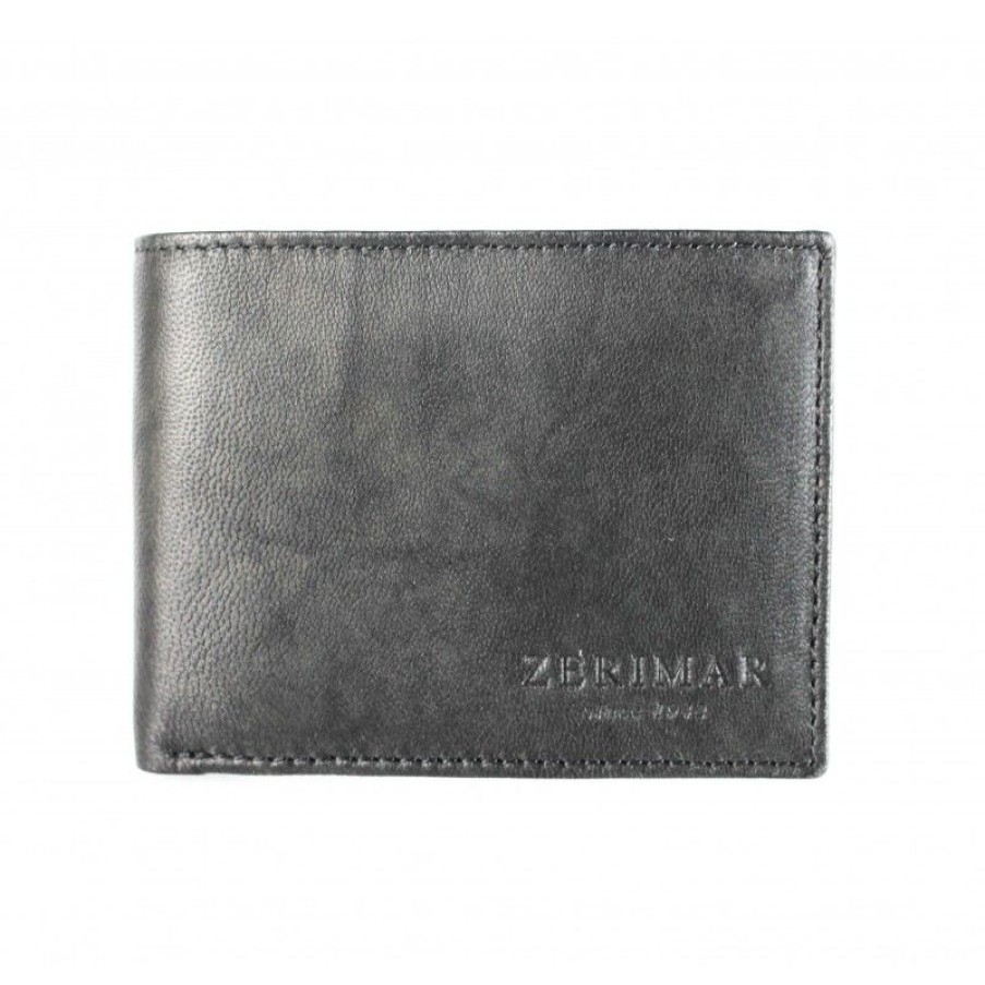 Hombre Zerimar Carteras | Cartera De Piel 9X11 Cm Modelo Kapsu