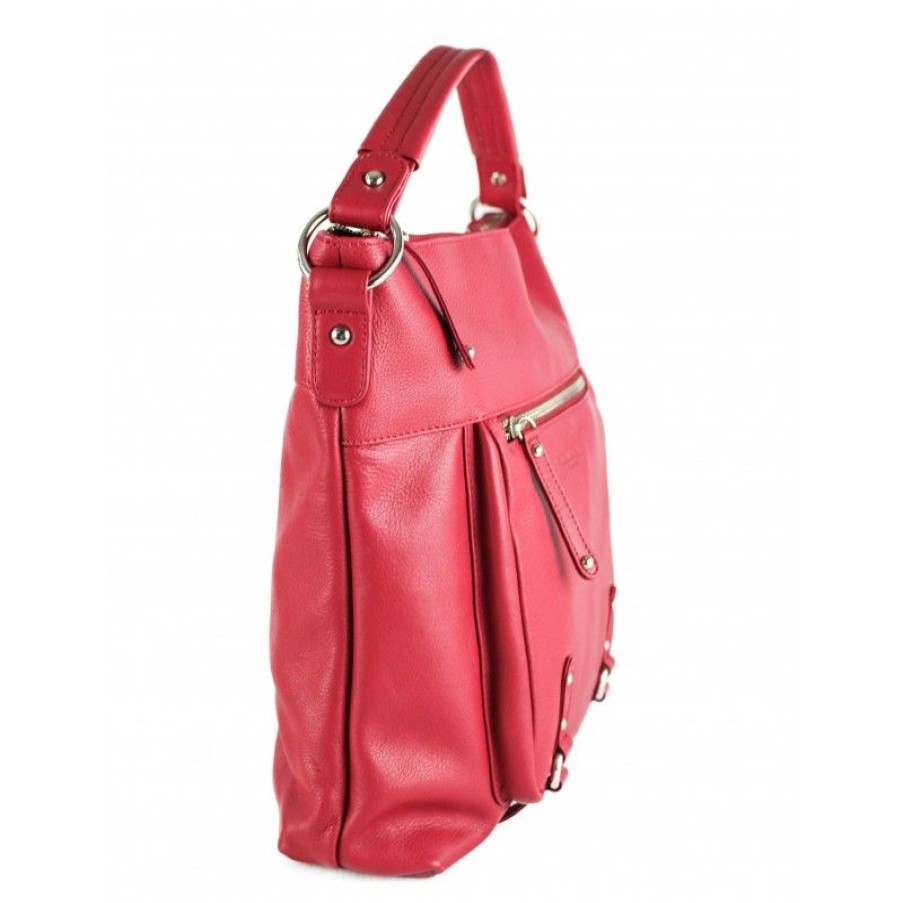 Mujer Zerimar Bolsos | Bolso Hobo De Piel 35X10X31 Cm