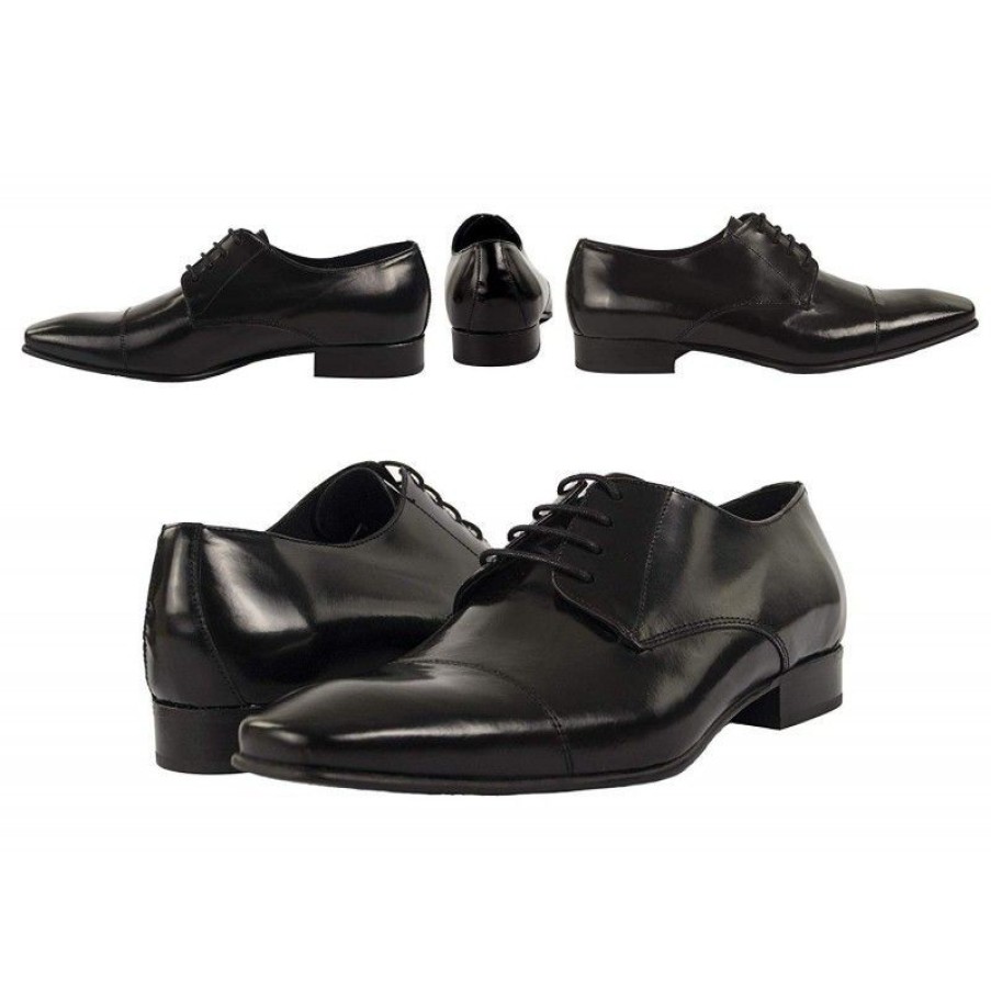 Hombre Zerimar Elegante | Zapatos Clasicos Elegantes De Piel Negro