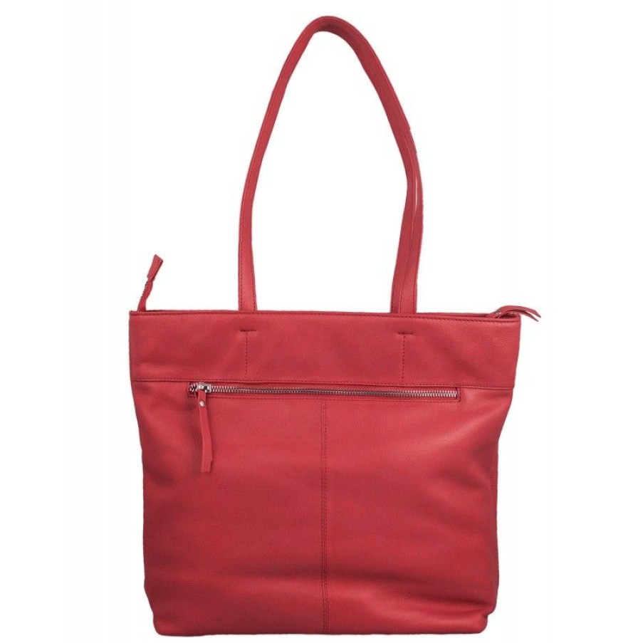 Mujer Zerimar Bolsos | Bolso De Piel Modelo Cleve 36X10X29 Cm