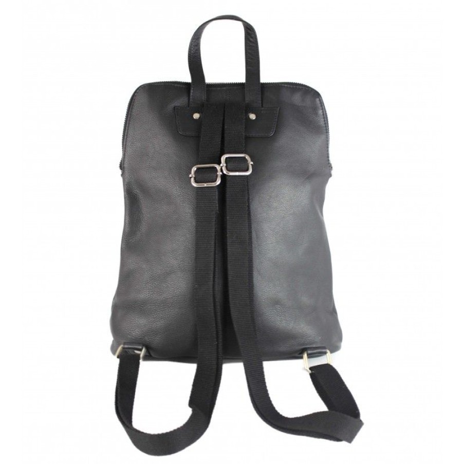 Mujer Zerimar Bolsos | Mochila De Piel Cremallera 30X12X35 Cm