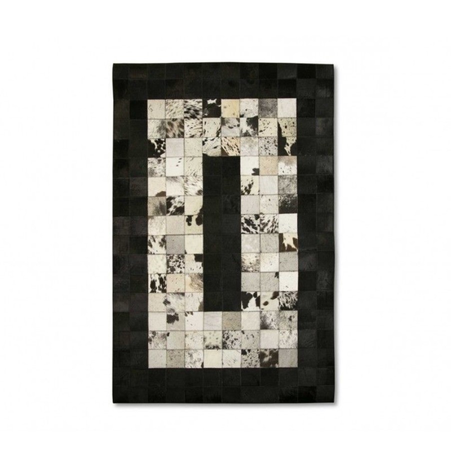 Decoracion Zerimar Alfombras Patchwork | Alfombra Patchwork Piel De Vaca Limestone - Varias Medidas