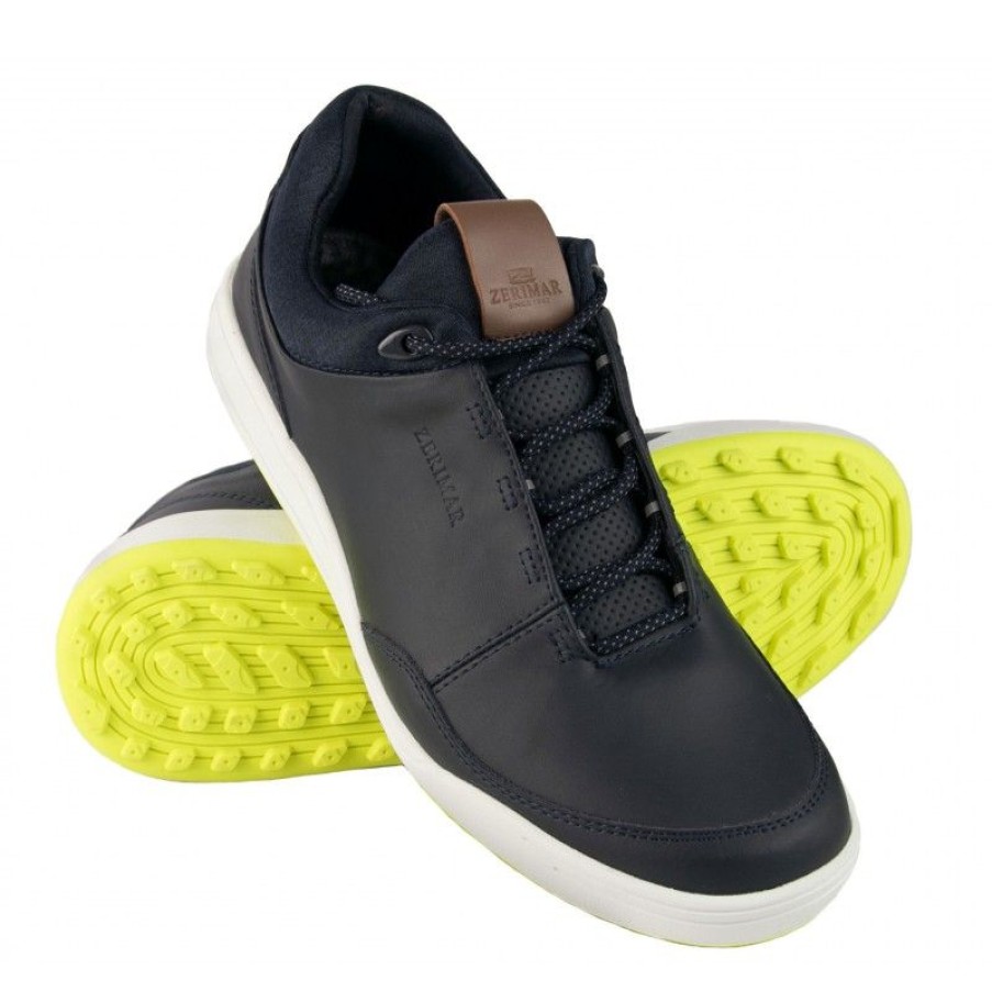 Hombre Zerimar Deporte | Zapatos De Golf Para Hombre Combi Piel