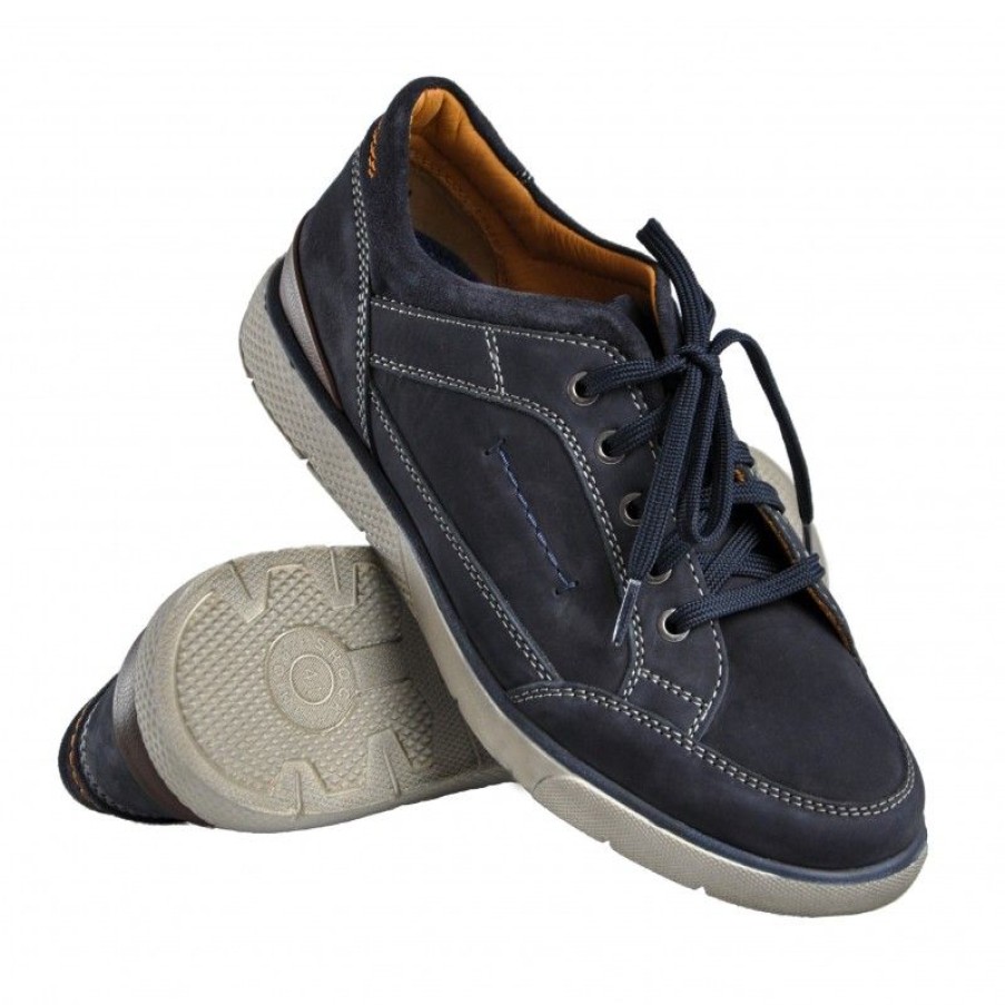 Hombre Zerimar Casual | Zapatos De Piel Con Cordones Modelo Furbo