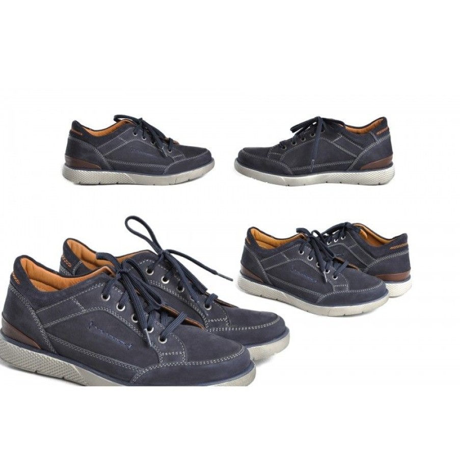 Hombre Zerimar Casual | Zapatos De Piel Con Cordones Modelo Furbo