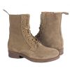 Mujer Zerimar Botas | Botas Estilo Militar Con Cremallera Modelo Dier