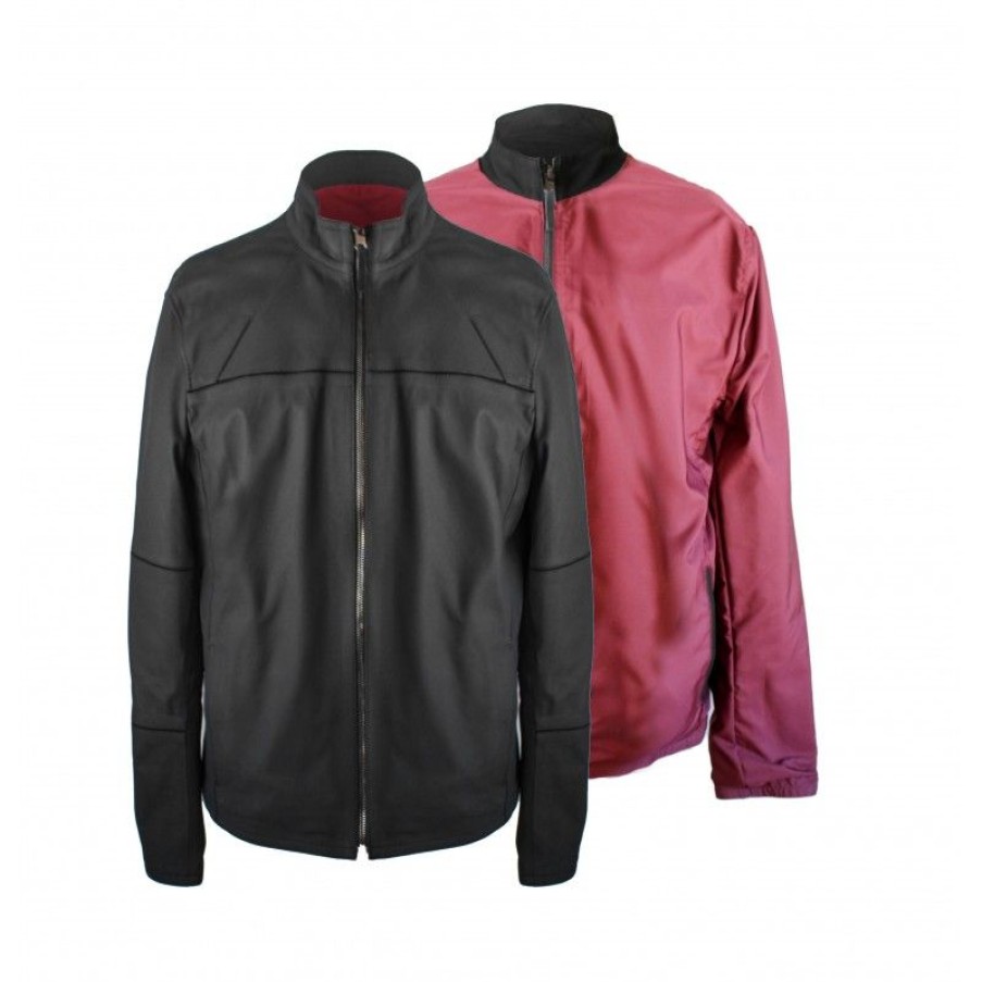 Hombre Zerimar Chaquetas De Cuero | Chaqueta De Cuero Reveresible Bicolor Blagran