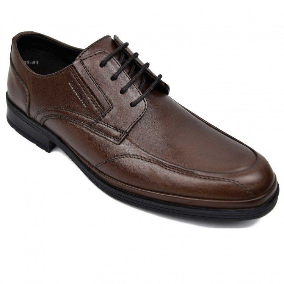 Hombre Zerimar Casual | Zapatos De Hombre Para Hosteleria De Piel Con Cordones