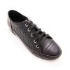 Mujer Zerimar Casual | Zapatillas Deportivas De Piel Para Mujer Color Negro