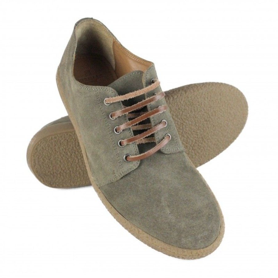 Hombre Zerimar Casual | Sneakers De Piel Con Cordones Modelo Cocon