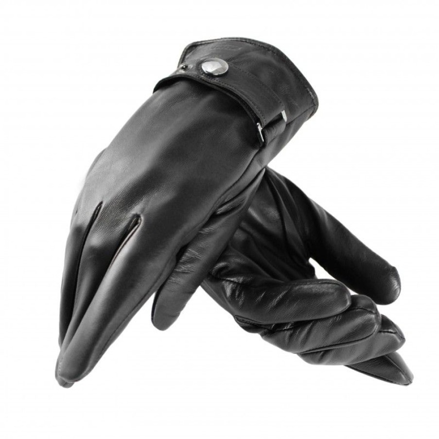 Hombre Zerimar Guantes | Guantes De Piel Con Clip Ajustable Modelo Birle