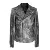 Hombre Zerimar Chaquetas De Cuero | Chaqueta De Piel Biker Old School